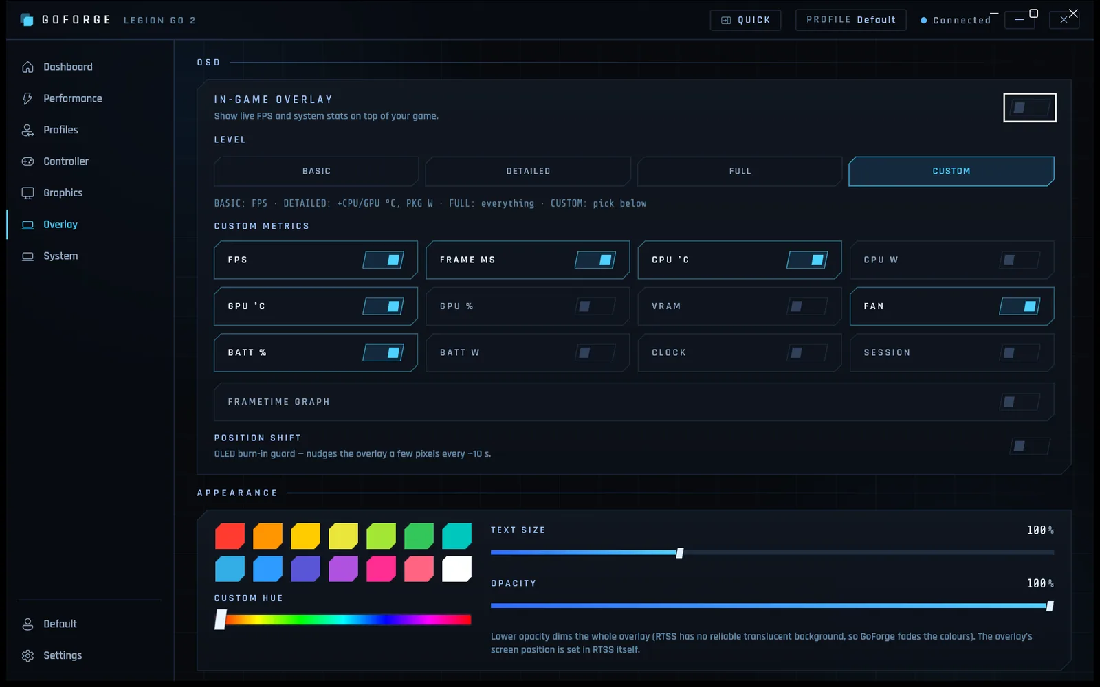 GoForge overlay configuration